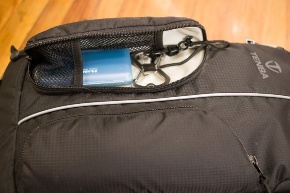 The small metal clip doubles as a bottle opener.